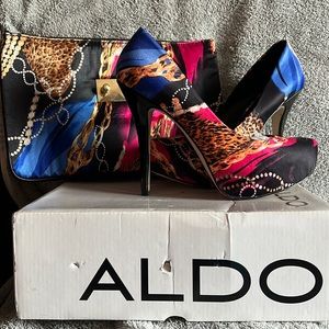 Aldo heels and purse